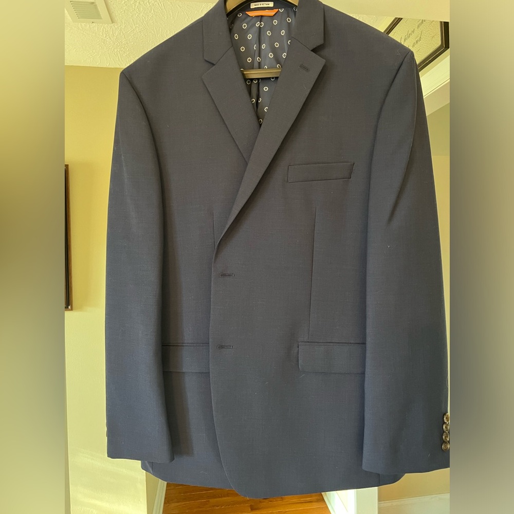 Navy blue sport coat